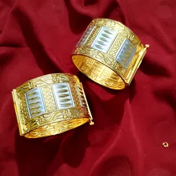 balaji gold Copper Gold-plated Bangle Set image 3