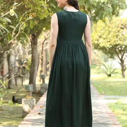 dimonsher Women Printed Cotton Rayon Flared Kurta image 2