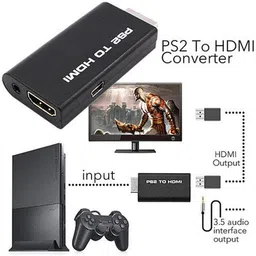 microware PS2 to HDMI Converter, Connect PS2 Gaming Console to HDTV/Monitor Gaming Adapter image 4