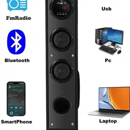 Quaranel DF Premium bass Multimedia speaker 100 W Bluetooth Tower Speaker-picture-39