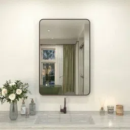 ssworld 12" x 18" Inch Rectangular Mirror-311 Bathroom Mirror-picture-11