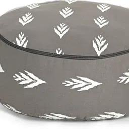 wiselife Premium Cotton Yoga Meditation Cushion Round Floor Pillow with Carrying Handle - Cotton Solid Cushion Pack of 1-picture-18