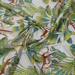 doraya Unstitched Pure Cotton Multi-purpose Fabric Floral Print image 3