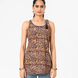 kaftanize Women Embroidered Cotton Blend Straight Kurta-picture-33