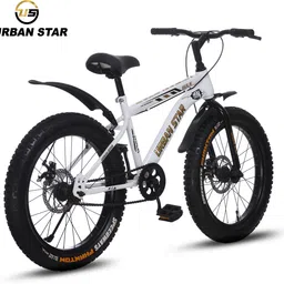 urban star HULK | 20T BMX | DOUBLE DISC | FAT TYRES | Premium Quality | Semi Assembled | 20 T (inch) Fat Tyre Cycle image 3