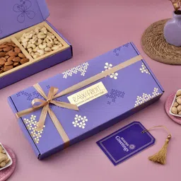 hyperfoods Bhaiya Bhabhi Dry Fruits with Bhaiya Bhabhi Rakhi Mauli Thread Rakhi Set image 4