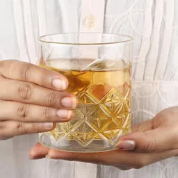 cello (Pack of 6) Classix Tumblers | Dishwasher Safe | Used to Serve Water, Juice, and Beverages | Glass Set Whisky Glass image 3