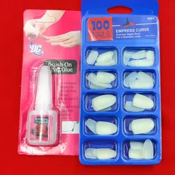 susvij enterprises susvij white natural nails with big glue-picture-22