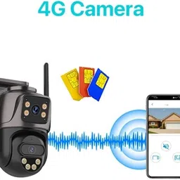 SROPX WiFi 360° PTZ Smart Camera | Dual Lens Night Vision & Motion Alert Security Camera image 4