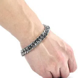 minprice Stainless Steel Silver Coated Bracelet-picture-26