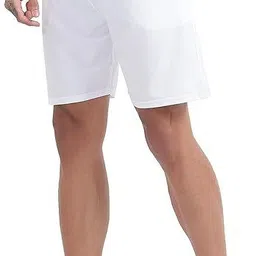 blue star shark Pack of 2 Solid Men White, Black Casual Shorts image 2