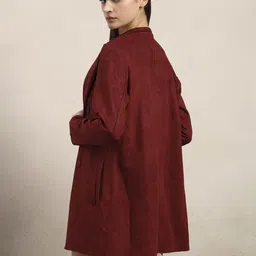 vero moda Polyester Solid Coat For Women image 4