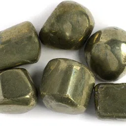 reiki crystal products Natural Pyrite Tumble Crystals / Stones for Reiki Healing and Vastu Correction and Increase Creativity 200 Grams Tumble Stone Regular Asymmetrical Crystal Stone image 4