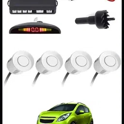 peeps store Car Premium 4 White Reverse Parking Sensor-AP25N642 Car Premium 4 White Reverse Parking Sensor-AP25N642 Parking Sensor-picture-31