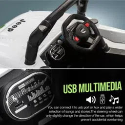 smallboytoys oh baby by flipkart kids 908 HIGH QUALITY, ELECTRIC JEEP WITH SWING FUNCTION Jeep Battery Operated Ride On image 2