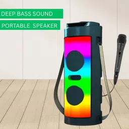 Clairbell Game (PORTABLE BLUETOOTH PARTY SPEAKER) With Mic & High Quality Bass SoundP349 40 W Bluetooth Party Speaker image 1
