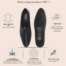 fausto Breathable Slip On Ethnic Juttis for Wedding|Party Slip On Evening Shoes Mojaris For Men image 5