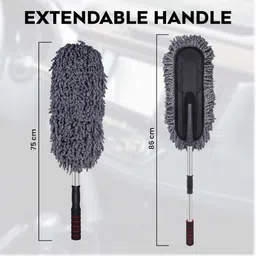 drivexpert Big Microfiber Car Cleaning Duster Wet and Dry Duster image 4