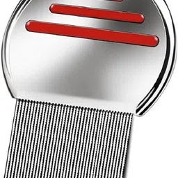 Premium Lice Comb With Steel Teeth removes Lice & Nits NIT Free Hair V Comb-image-2