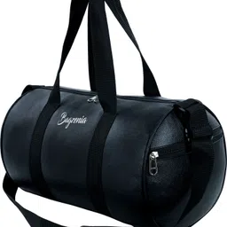 30 L Gym Duffel Bag - Gym Bag for Men & Women Sports Bag / Kit Bag with Shoes Compartment - Black-image-60
