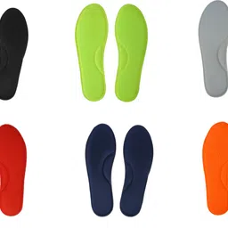 panchtatava 10 Pack of 6 Multi color shoes insole for Man & Women PU Foam Arch Regular Shoe Insole-picture-15