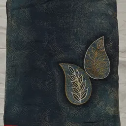 sap fashions Printed, Floral Print, Paisley, Self Design Daily Wear Chiffon Saree image 2