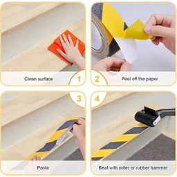 lifekrafts Anti Slip Tape, Anti Skid Tape, Non Skid Non Slip Tape For Slippery Areas,Stair Case,Outdoor 10 meter*50mm Good Grip , Friction, Safety Anti Slip Tape, (Manual) image 3