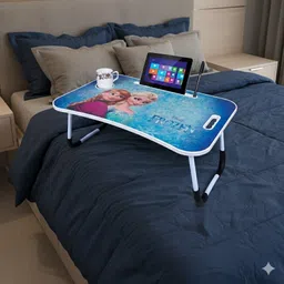 kiara quality first Ludo Prints Protable Foldable Table for Study & Work, Best for Work Home Wood Portable Laptop Table-picture-17