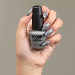 fyorr Perfect Grey Nail Polish Long Lasting Smooth Finish Nail Enamel (15ML) (Grey Perfecto)-picture-1