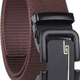 provogue Men Formal, Casual, Formal, Party Brown Nylon Belt-picture-10
