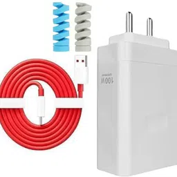 shopreals Wall Charger Accessory Combo for 100W POCO F3 GT, POCO M3 Pro, POCO X3 Pro image 1