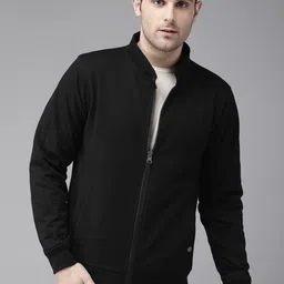 roadster Men Solid Bomber Jacket-picture-17