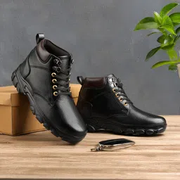 house of common Ankle Mid-Top Hiking Casual Outdoor Lightweight/traking/winter/biker/stylish Boots For Men-picture-13