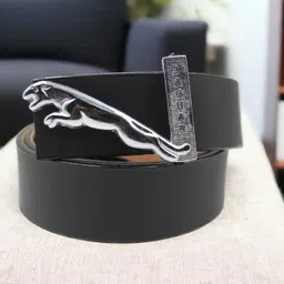 niddleman Men Casual, Evening, Party Black Artificial Leather Belt image 1