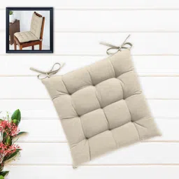 oasis Cotton Solid Chair Pad Pack of 1-picture-27