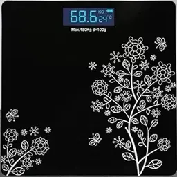 MS ENTERPRISE Floral Digital Weighing Machine | LCD Panel | Sturdy Thick Tempered Glass| Weighing Scale-picture-46