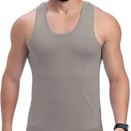 milton Pack of 2 100% Cotton Undershirt | Breathable & Comfortable Fit | Daily Wear | Pack of 2 Men Vest image 5
