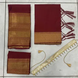 immy Solid, Self Design Semi Stitched Lehenga Choli image 2