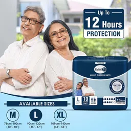 karein ADULT PANT STYLE PULL UP, SIZE LARGE,10 PCS PACK. Adult Diapers - L image 3