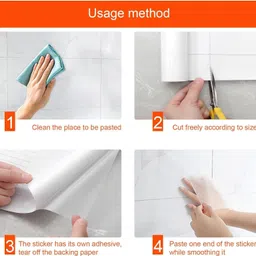 decor1ders 200 cm Waterproof Transparent Wall Stickers, Transparent Wallpaper For Furniture Self Adhesive Sticker image 4
