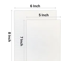 artixtra 6X8-3 | 5X7-3 Cotton Medium Grain Board Canvas (Set of 6) image 2