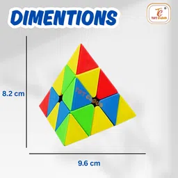 toy cloud Triangular Pyramid Puzzle Cube Toy, Durable Non-Toxic Stress Relief Fidget Toy image 4