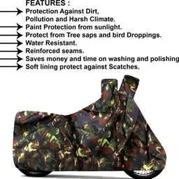 rhtdm Waterproof Two Wheeler Cover for TVS image 3