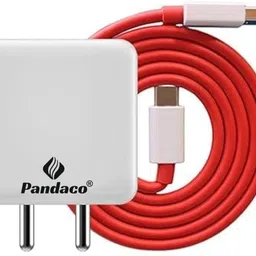 Pandaco 80 W SuperVOOC 6 A Wall Charger for Mobile with Detachable Cable-picture-10
