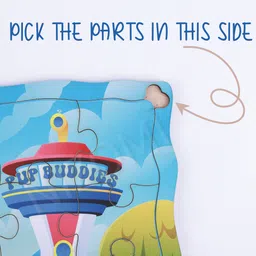 nizomi Lookout Tower Wooden Pup Buddies Jigsaw Puzzle Learn Educational Toys For Kids image 3