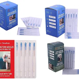 Acupunx Acupuncture Needles 0.25x13mm 0.25x25mm 0.25x40mm 0.25x50mm Combo 4 box 400 Needles Various Size Massager-picture-19