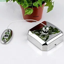 gocart New Chrome Finish Indoor Laundry String, 2.8 M Feet Stainless Steel Retractable Clothesline image 3