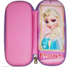 eltihr Frozen Theme Hardtop Pencil Case for Kids Geometry Box image 2
