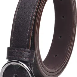 loopa Women Formal Brown Synthetic Belt-picture-22