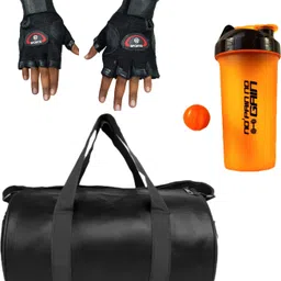 peakpack 25 L Gym Duffel Bag - New gym bag combo for gym bag gym shaker bottle - Black-picture-19